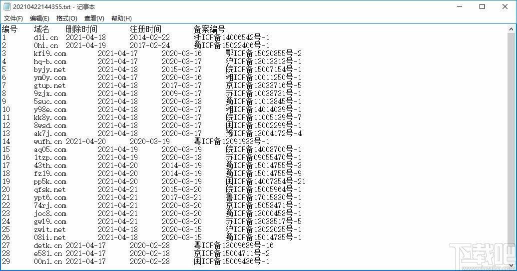 CHINAZ过期备案域名批量查询工具,过期域名查询软件